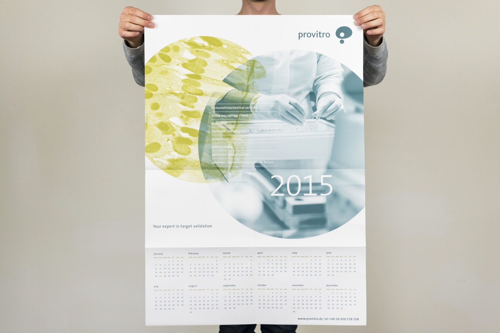 provitro Corporate Design Katalog Kalender