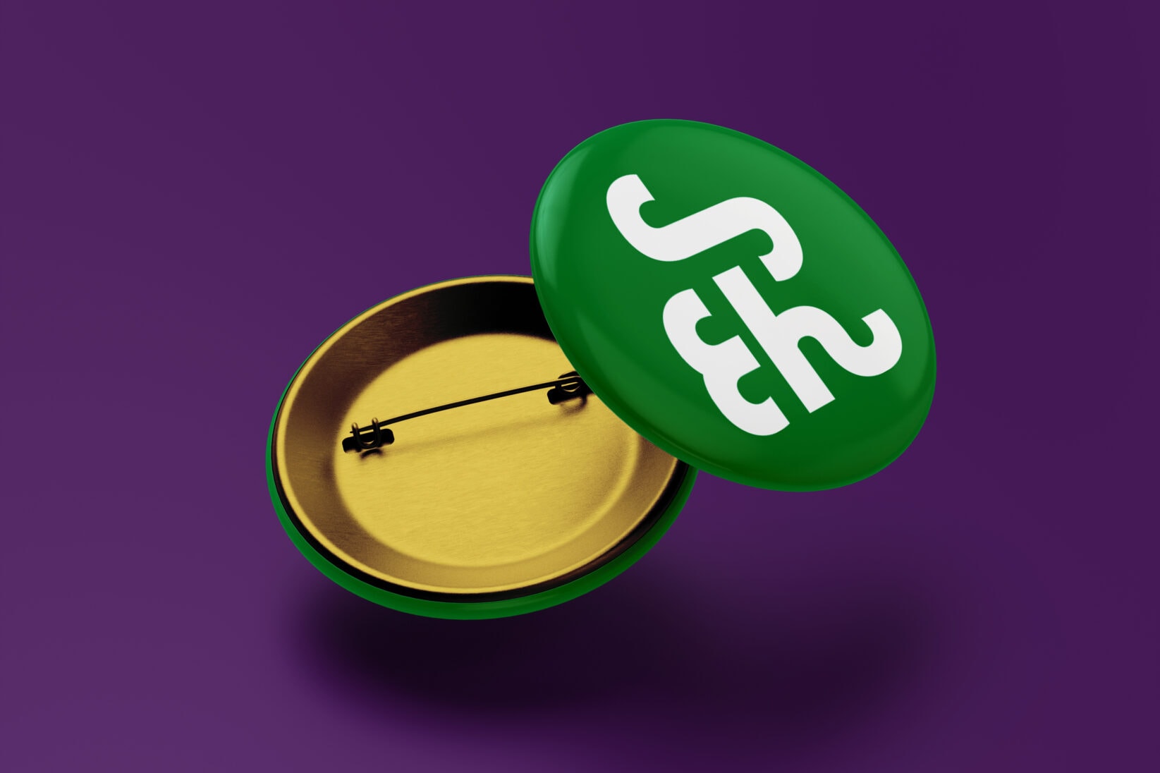 Schlossgarten und Eversten Holz Logo auf Button